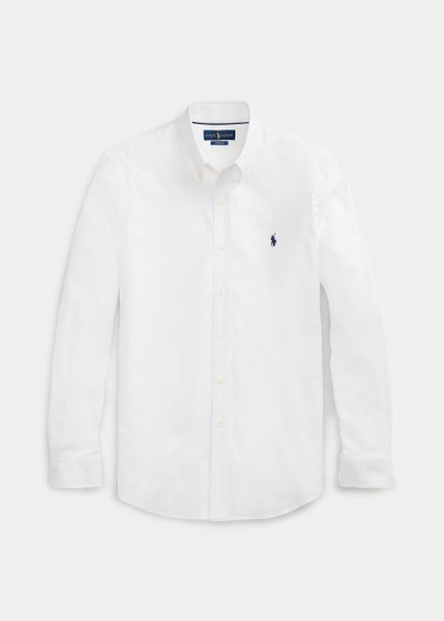 Camisa Polo Ralph Lauren Hombre Blancos - Custom Fit Performance - LECAY3598